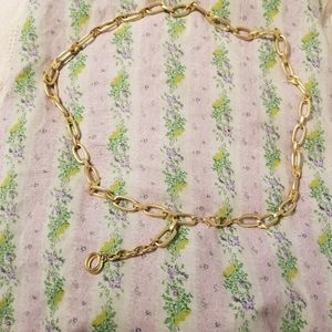 VINTAGE Golden Chain Belt
